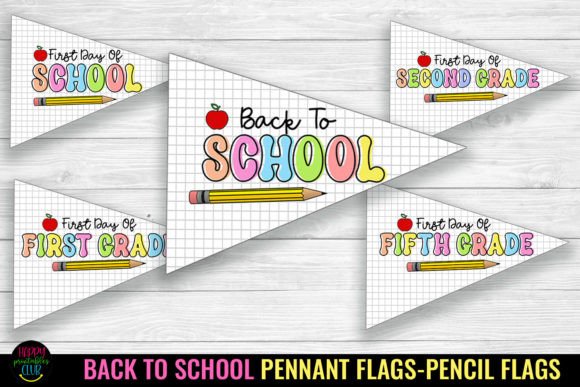 Download First Day School Pennant Flags I School - Flags Collection