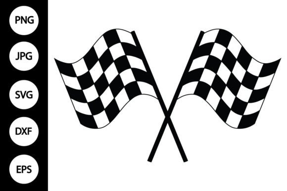 Download Checkered Racing Flags SVG - Premium Resources