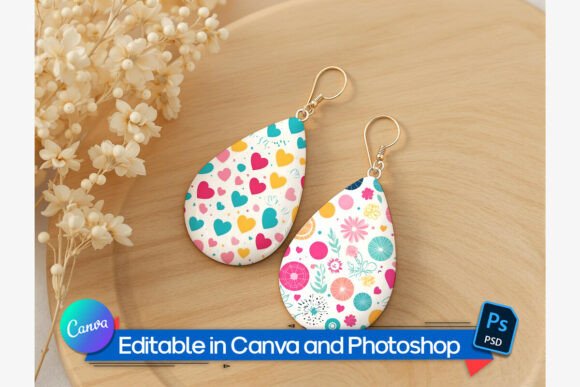 Download Sublimation Earring Mockup - Premium Resources
