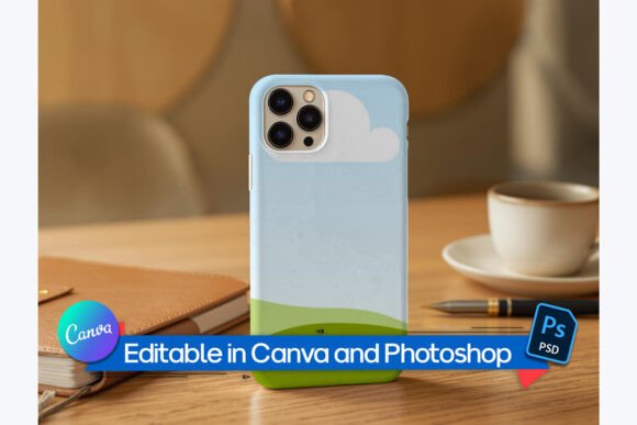 Download Phone Case Mockup for Canva &amp; Photoshop - Premium Bundle
